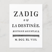 Zadig, oder das Buch des Schicksals - Descartes
