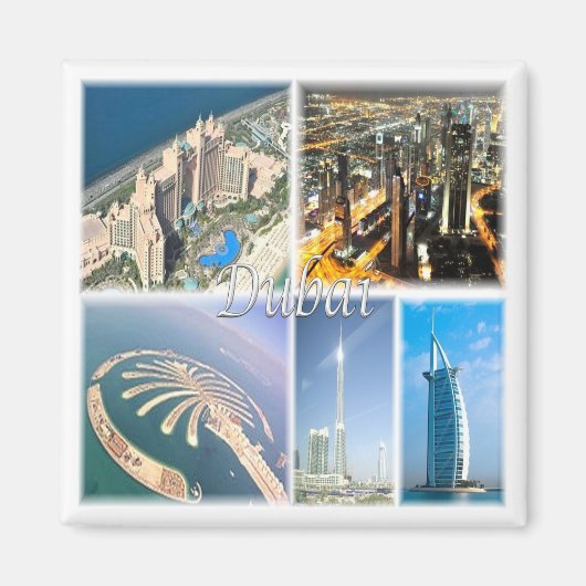 zAE007 DUBAI, United Arab Emirates, Asia, Fridge Magnet (Vorne)
