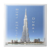 zAE008 DUBAI BURJ KHALIFA, VAE, Asien, Fliese (Vorderseite)
