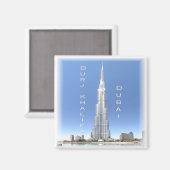 zAE008 DUBAI BURJ KHALIFA, VAE, Asien, Kühlschrank Magnet (Vorderseite/Rückseite)