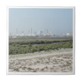 zAE009 UMM AL-QAYWAY panorama, Fliese (Vorderseite)