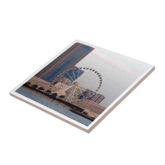 zAE011 SHARJAH, THE EYE, VAE, Fliese (Seite)