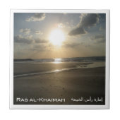 zAE025 RAS AL-KHAIMAH Beach, VAE, Asien, Fliese (Vorderseite)