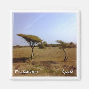 zAE033 FUJAIRAH Nature, VAE, Asien, Kühlschrank Magnet