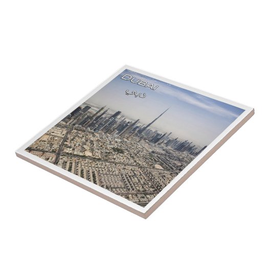 zAE040 DUBAI skyline, VAE, Asien, Fliese (Seite)