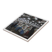 zAE046 DUBAI Fischmarkt, Vereinigte Arabische Emir Fliese (Seite)