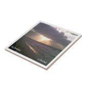 zAE052 AJMAN Beach, Vereinigte Arabische Emirate Fliese (Seite)