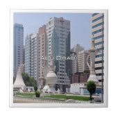 zAE055 ABU DHABI City Centre, VAE, Fliese (Vorderseite)