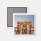 zAE056 ABU DHABI Stadtzentrum, VAE, Asien, Kühlsch Magnet (Vorderseite/Rückseite)