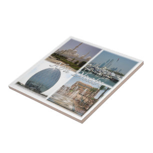 zAE062 ABU DHABI, Vereinigte Arabische Emirate, Fliese