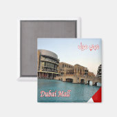 zAE068 DUBAI, Mall größter Einkauf, Kühlschrank Magnet (Vorderseite/Rückseite)