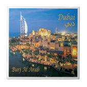 zAE074 BURJ AL ARAB Dubai, Fliese (Vorderseite)