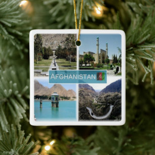 zAF006 MOSQUE IN HERAT, Lake Qargha, Afghanistan, Keramikornament