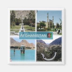 zAF006 MOSQUE IN HERAT, Lake Qargha, Afghanistan, Magnet