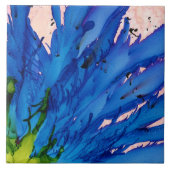 Zaffre-Kunst-Fliese Fliese (Vorderseite)