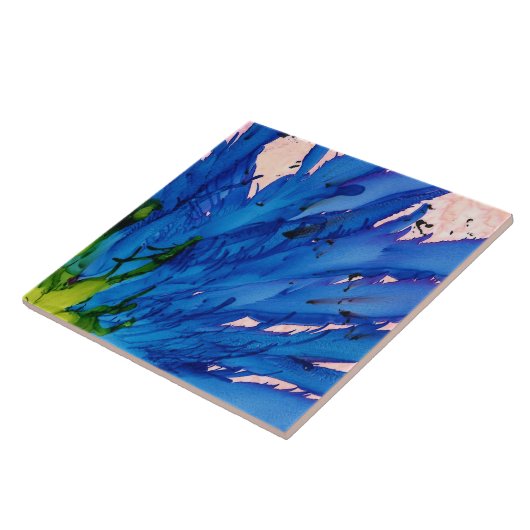 Zaffre-Kunst-Fliese Fliese (Seite)