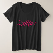 Zaftig! T - Shirt (Design vorne)