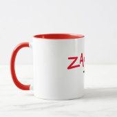Zag Dog Roter Rand Kaffeetasse (Links)