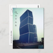 Zag Türme doha qatar Postkarte (Vorne/Hinten)