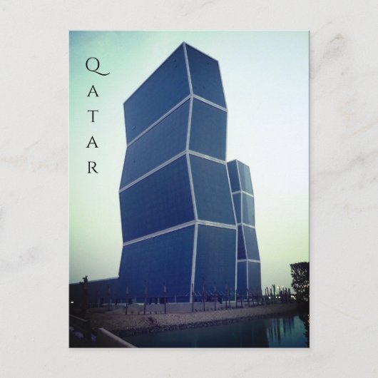 Zag Türme doha qatar Postkarte (Vorderseite)