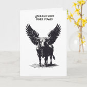 Zagan Der Geflügelte König Karte (Gelbe Blume)