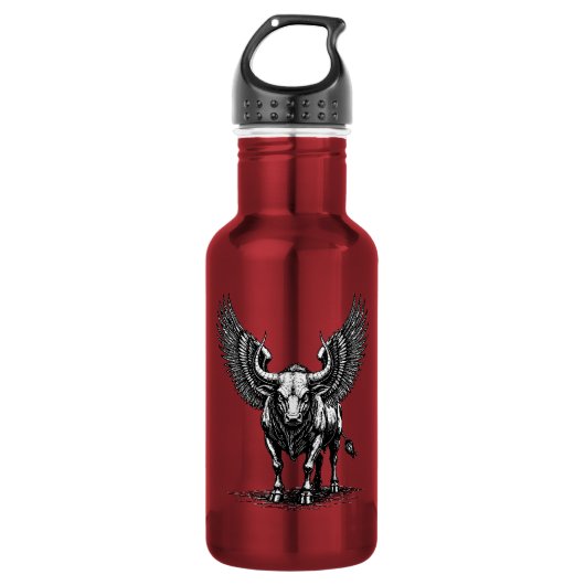 Zagan Unleashed Edelstahlflasche (Vorderseite)