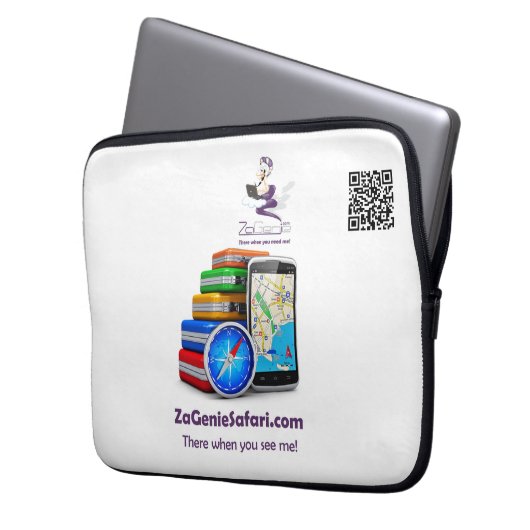 ZaGenie Safari - Laptop Sleeve 13 Zoll (Vorderseite Links)