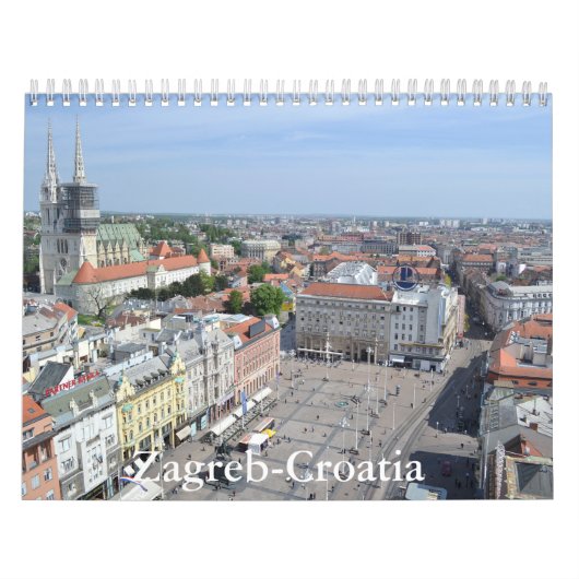 Zagreb-Croatia Calendar Kalender (Titelbild)