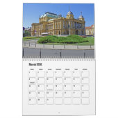 Zagreb-Croatia Calendar Kalender (Mär 2026)