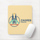 Zagreb Croatia Europe Mousepad (Mit Mouse)