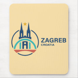Zagreb Croatia Europe Mousepad