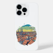 ZAGREB CROATIA ILLUSTRATION iPhone HÜLLE (Rückseite)