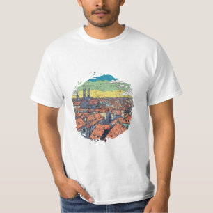 ZAGREB CROATIA ILLUSTRATION T-Shirt