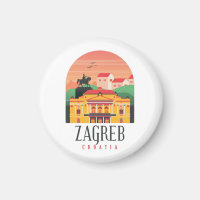 Zagreb Croatia Stadtbild Vintag