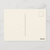 Zagreb Gothic Travel Postkarte (Rückseite)