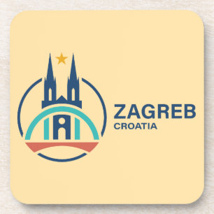 Zagreb Kroatien Europa Getränkeuntersetzer
