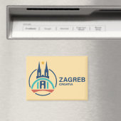 Zagreb Kroatien Europa Magnet (In Situ (Geschirrspüler))