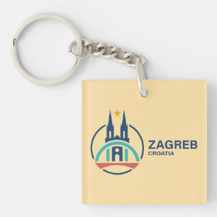 Zagreb Kroatien Europa Schlüsselanhänger
