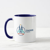 Zagreb Kroatien Europa Tasse (Links)