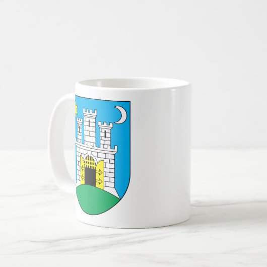 Zagreb, Kroatien Kaffeetasse (Vorderseite Links)