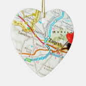 Zagreb, Kroatien Keramikornament (Rechts)