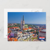 Zagreb Kroatien Postkarte (Vorne/Hinten)