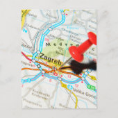 Zagreb, Kroatien Postkarte (Vorderseite)