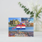 Zagreb Kroatien Postkarte (Stehend Vorderseite)