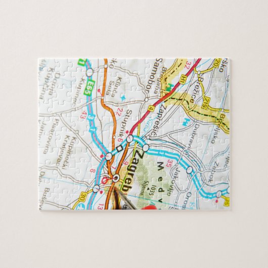 Zagreb, Kroatien Puzzle (Horizontal)