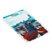 Zagreb Kroatien Stadtansicht Magnet (Rechte Seite)