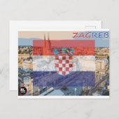 Zagreb Postcard Postkarte (Vorne/Hinten)