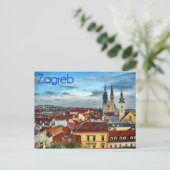 Zagreb Postkarte (Stehend Vorderseite)