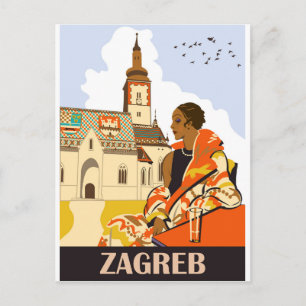 Zagreb Postkarte