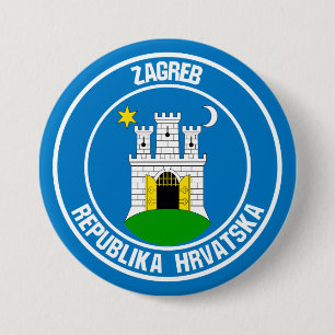 Zagreb-RundEmblem Button